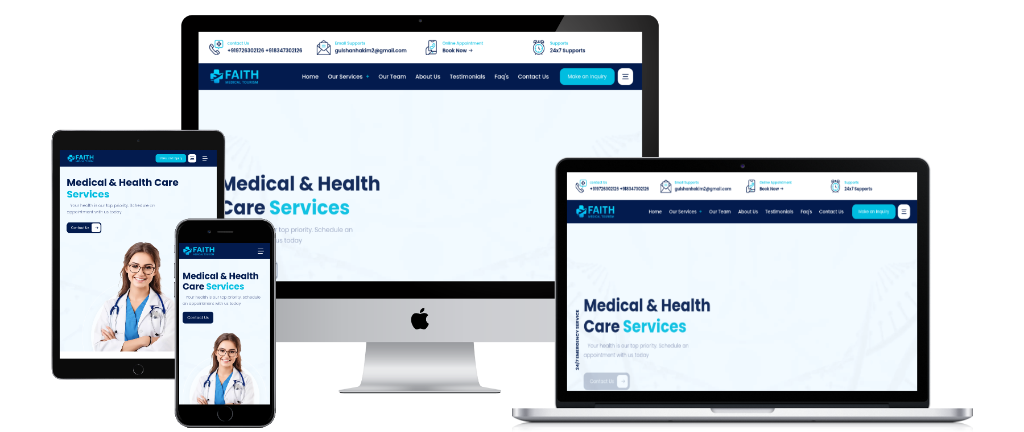 Faith Medical Portfolio Showcase