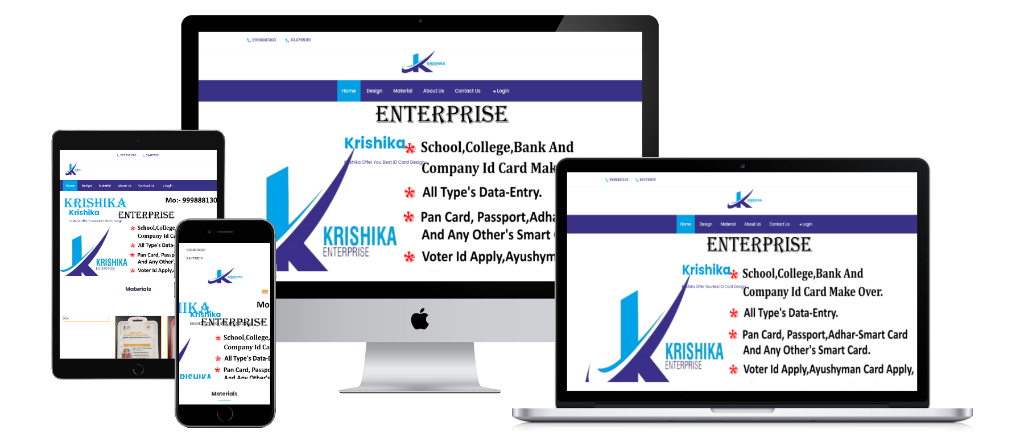 Krishika ID Card Portfolio Showcase